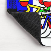 Die Tour Ankunft in Paris Mousepad (Ecke)