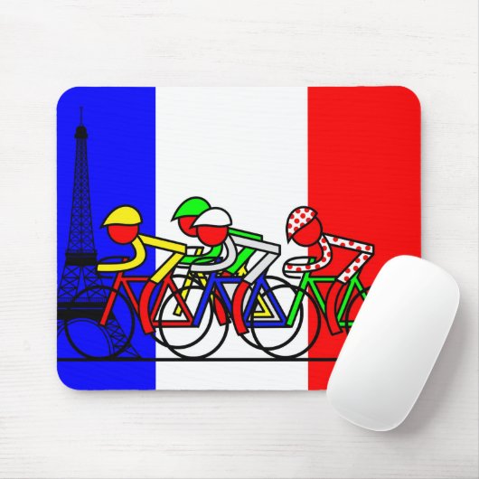 Die Tour Ankunft in Paris Mousepad (Mit Mouse)