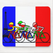 Die Tour Ankunft in Paris Mousepad (Vorne)