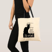 Die Tournee des Schwarzen Katers Tragetasche (Vorderseite (Produkt))