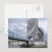 Die Tower Bridge Postkarte (Vorne/Hinten)