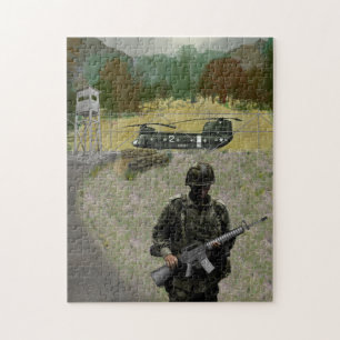 Die Tower Line Puzzle