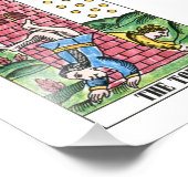 Die Tower Tarot Card Fotodruck (Ecke)