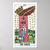 Die Tower Tarot Card Poster (Vorne)