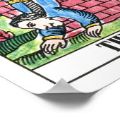 Die Tower Tarot Card Poster (Ecke)