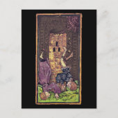 Die Tower Tarot Card Postkarte (Vorderseite)