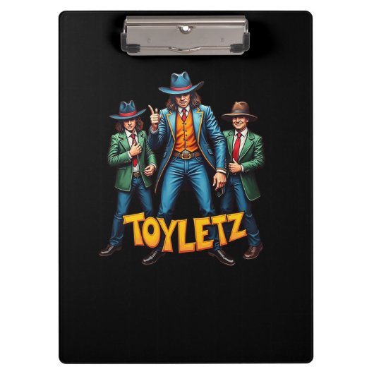 DIE TOYLETTEN KLEMMBRETT (Vorderseite)
