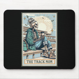 Die Track-Mama-Skelett-Tarot-Karte läuft auf dem L Mousepad