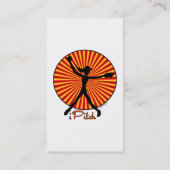 Die Trading Card des Fastpitch Softball-Kruges Visitenkarte (Rückseite)