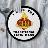 DIE TRADITIONELLE LATEINMASSE KATHOLIC BEWAHREN BUTTON (Beispiel)