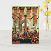 Die Tragödie von Lucretia durch Sandro Botticelli Karte (Gelbe Blume)