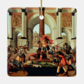 Die Tragödie von Lucretia durch Sandro Botticelli Keramikornament (Rückseite)