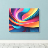 Die Trance der sechsten Dimension | Leinwanddruck (Insitu (Holzboden))