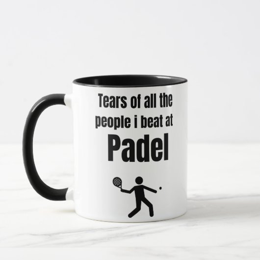 Die Tränen aller Leute, die ich bei Padel schlug Tasse (Links)