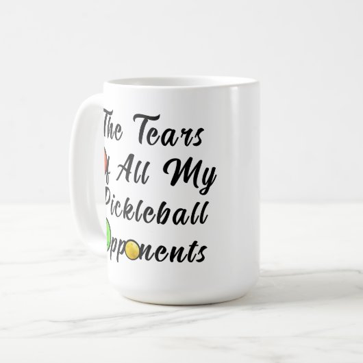 Die Tränen aller meiner Gegner im Wahlkampf Phanta Kaffeetasse (Vorderseite Links)