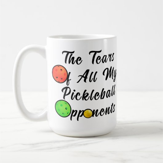 Die Tränen aller meiner Gegner im Wahlkampf Phanta Kaffeetasse (Links)