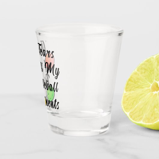 Die Tränen aller meiner Gegner im Wahlkampf Phanta Schnapsglas (Rechts)