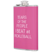 Die Tränen der Leute, die ich bei Pickleball trage Flachmann (Links)