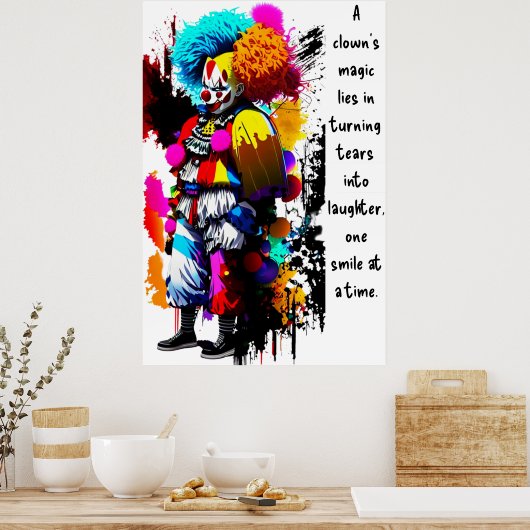 Die Tränen eines Clowns Poster (Küche)