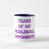 Die Tränen meiner Gegner im Pickleball T - Shirt - Tasse (Zentrum)