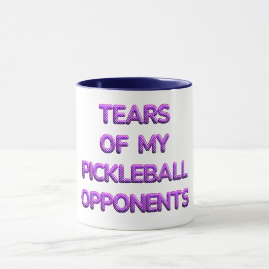 Die Tränen meiner Gegner im Pickleball T - Shirt - Tasse (Zentrum)
