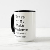 Die Tränen meiner Mathe-Schüler wärmen immer noch  Tasse (Vorderseite Links)