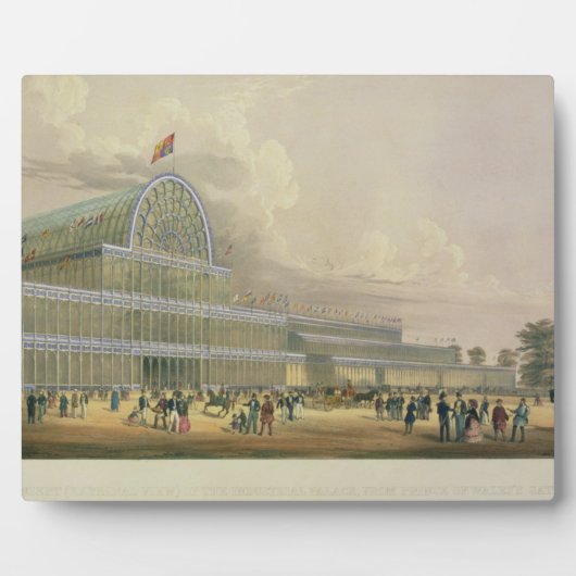 Die Transept des Kristallpalastes vom Princ Fotoplatte (Vorderseite)