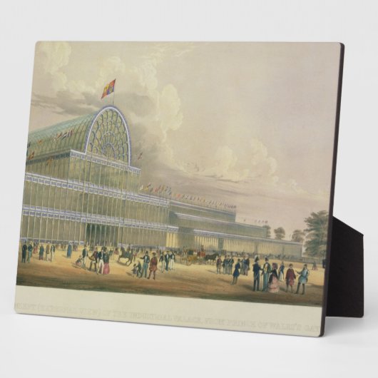 Die Transept des Kristallpalastes vom Princ Fotoplatte (Seite)