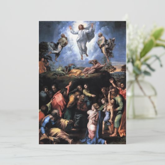 Die Transfiguration Fine Art Einladung (Stehend Vorderseite)