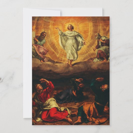 Die Transformation Jesu Christi Einladung (Vorderseite)