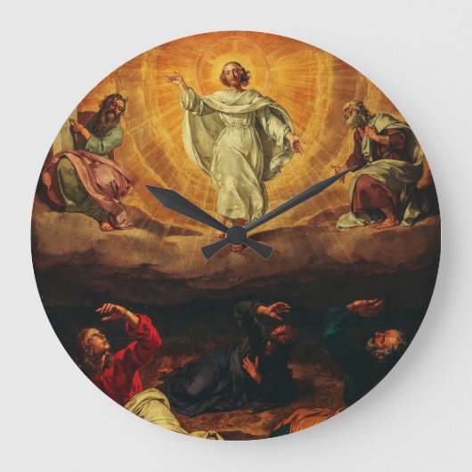 Die Transformation Jesu Christi Große Wanduhr (Vorderseite)
