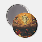 Die Transformation Jesu Christi Magnet (Vorderseite/Rückseite)