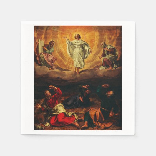 Die Transformation Jesu Christi Serviette (Vorderseite)