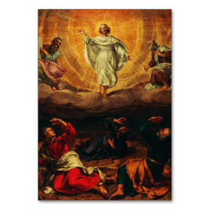 Die Transformation Jesu Christi Tischnummer