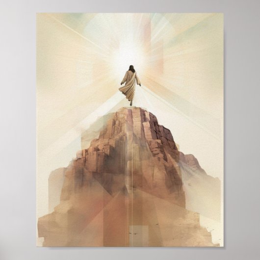 Die Transformation Jesu Poster (Vorne)