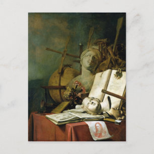 Die Transienz aller irdischen Dinge, c.1660 Postkarte