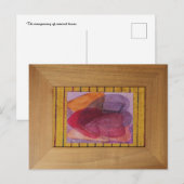 Die Transparenz der verwurzelten Herzen Postkarte (Vorne/Hinten)
