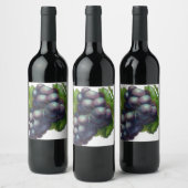 Die Traube Weinetikett (Flaschen)