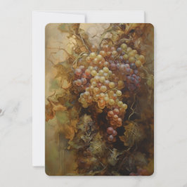 Die Trauben aus dem Garten Feiertagskarte
