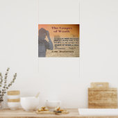 Die Trauben des Zorns Poster (Küche)