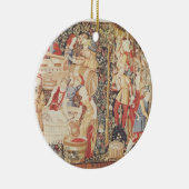 Die Trauben-Ernte, vom 'Seminar über die Banken Keramikornament (Rechts)