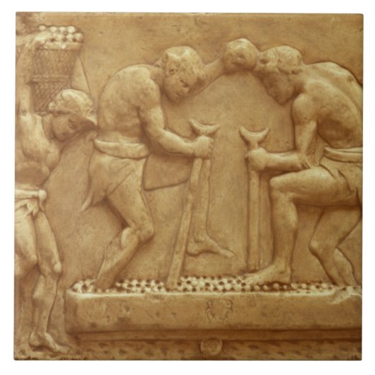 Die Trauben (Marmor) drücken Fliese (Vorderseite)