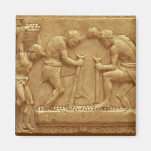 Die Trauben (Marmor) drücken Magnet