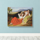 Die Traubenernte Leinwanddruck (Insitu (Holzboden))