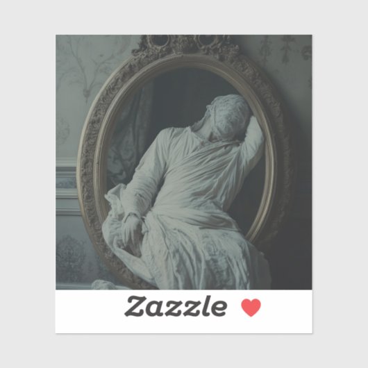 Die Trauer danach — Gothic Fine Art Aufkleber (Blatt)