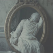 Die Trauer danach — Gothic Fine Art Aufkleber (Vorderseite)