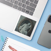 Die Trauer danach — Gothic Fine Art Aufkleber (Laptop mit iPhone)