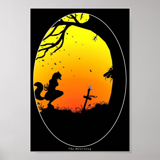 Die Trauer Poster (Vorne)