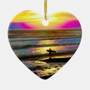 Die Traum-Reihe #2 des Surfers Keramikornament