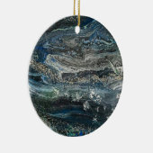 Die Träume der abstrakten Malerei des Ozeans 20 Keramik Ornament (Rechts)